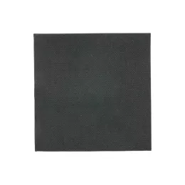 Serviette club noir 20x20cm 2couches (8C)